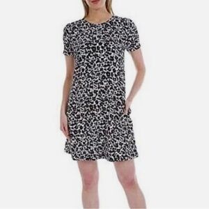 Ellen Tracy Pima Cotton Cheetah print dress. Size XS